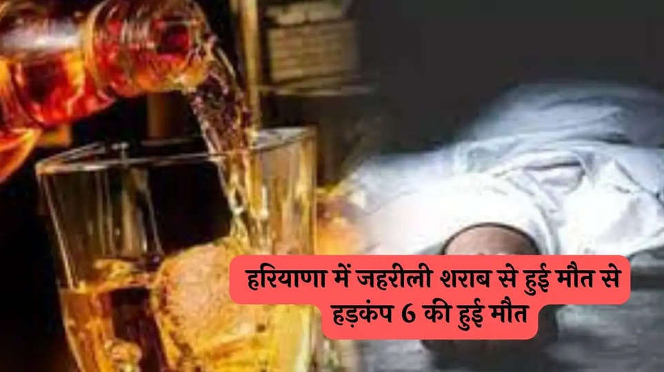 Haryana News: हरियाणा में जहरीली शराब से हुई मौत से हड़कंप, 6 की हुई मौत